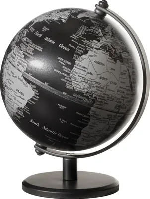 Produktbild von TROIKA Mini-Globus Gagarin Matt Black 13cm