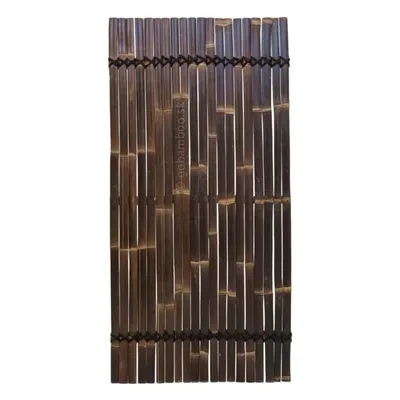 Zdjęcie produktu dla Panel bambusowy ciemnobrązowy 90 x 100 cm (ogrodzenie bambusowe)