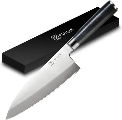 Produktbild von PAUDIN M2 Deba Kochmesser 20 cm – Japanisches Fischmesser, einseitig geschliffen – Perfekt zum Filetieren, Entfernen von Knochen & Knorpel