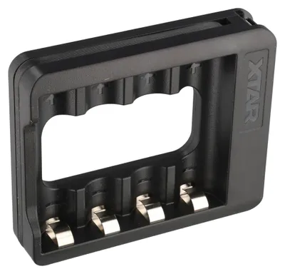 Produktbild von XTAR C4-AA Ladegerät für 1,5V AA Li-Ion Akkus, nur passend für Mignon AA Akkus, mit integriertem USB-C Kabel