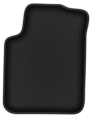 Image de Tapis conducteur en moquette pour Citroen C3 I 2002-2009 (à hayon) – 1 pièce, noir, sur mesure – Wielganizator DURBAN