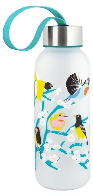 Trinkflasche Happyglou Small Birds 42 cl, BPA-frei, Mehrfarbig