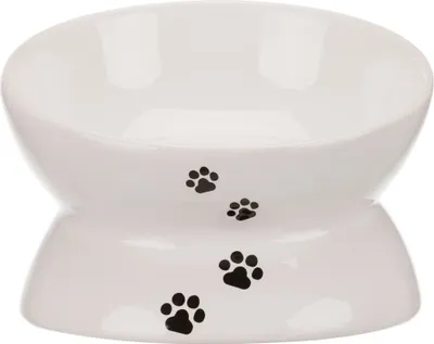 Produktbild von Trixie Keramiknapf weiß, ergonomisch