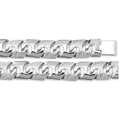 Produktbild von Edles 925 Sterling Silber Herren - Armband - 22cm, 58 Gramm; TRS22499