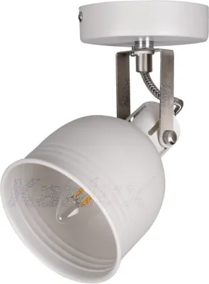 Obrázok produktu pre Retro nástenné a stropné bodové svietidlo Derato 1-light white