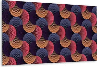 Produktbild von Vinyl-Fliesen – Aufkleber Sticker für Küche und Bad PVC Fliesen, Retro-Muster - 100 cm x 50 cm