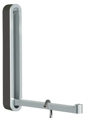 Produktbild von pieperconcept Klapp-Garderobe CANOA Klapphaken Haken schwarz matt 8096.62.813