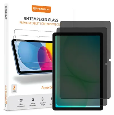 Produktbild von Techsuit - ArmorGlass CrystalHD, 2er-Pack, Schutzglas für Samsung Galaxy Tab A9 Plus / A11 Plus - Schwarz