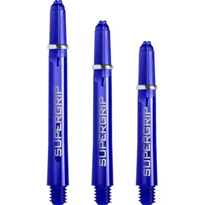 Produktbild von Harrows | Supergrip | Dartschäfte | Nylon | Blau | Short 33 mm