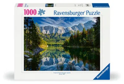 Image de Eibsee avec le massif du Wetterstein et la Zugspitze