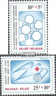 Produktbild von Briefmarken Belgien 1981 Mi 2056-2057 (kompl.Ausg.) postfrisch Rotes Kreuz