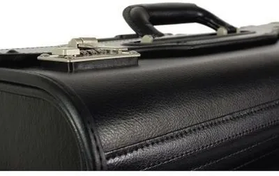 Produktbild von Soennecken Pilotenkoffer Leipzig 5174 Leder mit rollen schwarz
