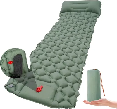 Produktbild von Selbstaufblasbare Luftmatratze ultraleicht, mit Tragetasche, für Trekking und Outdoor