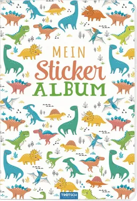 Produktbild von Trötsch Mein Stickeralbum Dino 15 x 21 cm, 24 Seiten