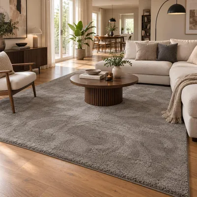 Produktbild von Hochflor Shaggy Teppich Palace Grau, Größe:160x200 cm