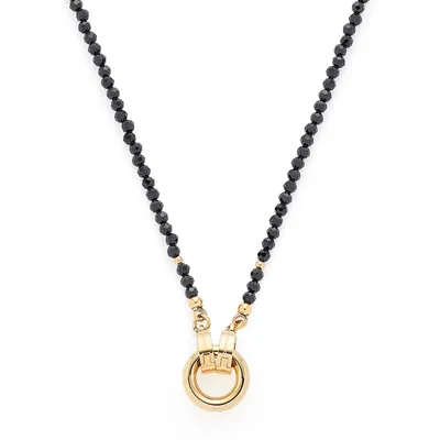 Produktbild von Clip&Mix Kette Pippa von Leonardo, Edelstahl, Glaskristalle, IP Gold