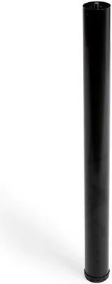 Obrázek produktu pro Nohy Rei 406g Nastavitelný válcový tvar z černé oceli (Ø 7,6 x 71 cm)