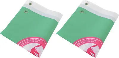 Image de drapeau d'entraînement équestre 2PCS Drapeau de sport équestre professionnel pour l'extérieur, l'équitation et les courses vertes