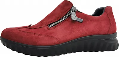Produktbild von Rieker Damenschuhe Halbschuhe Bequem Slipper Rot Freizeit, Schuhgröße:41 EU