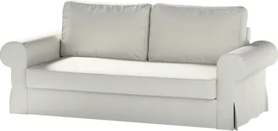 Produktbild von Dekoria Bezug für Backabro 3-Sitzer Sofa ausklappbar, mittelgrau, Bezug für Backabro 3-Sitzer Sofa