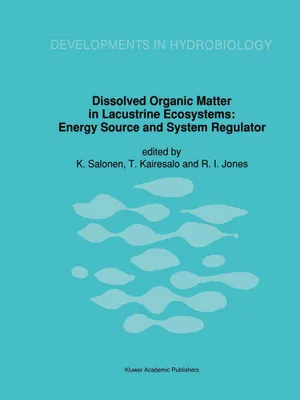 Produktbild von Dissolved Organic Matter in Lacustrine Ecosystems