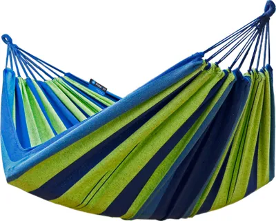 Produktbild von Potenza Outdoor Hängematte 220 x 160 cm, Belastbarkeit bis 200 kg Doppelhängematte XXL