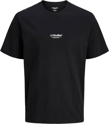 Obrázek produktu pro JACK&JONES ESSENTIALS JJESOHO tričko s kulatým výstřihem, krátké rukávy, černé, velikost S