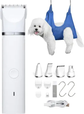 Image de Tondeuses électriques pour animaux, tondeuses pour chiens et chats, sans fil