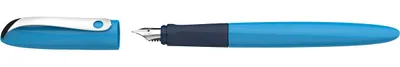 Produktbild von Füllhalter Wavy - Feder A Patrone blau. Packung mit 5 Stück