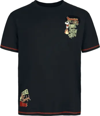 Produktbild von Peanuts T-Shirt Herren Cool Blooded schwarz XL
