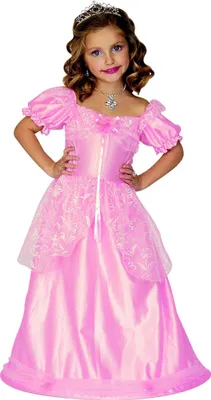 Produktbild von Rosa Prinzessin-Kostüm für Mädchen 3-4 Jahre (110 cm)