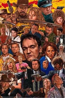 Produktbild von MB 231 - The Art of Quentin Tarantino - Collage - Poster 61x91,5 cm