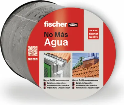 Obrázek produktu pro Izolační páska Fischer 10 m x 10 cm šedá