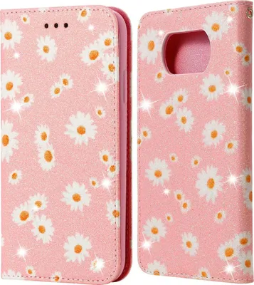 Produktbild von König Design Hülle kompatibel mit Xiaomi Poco X3 Kunstleder Handyhülle - Handy Case Rosa