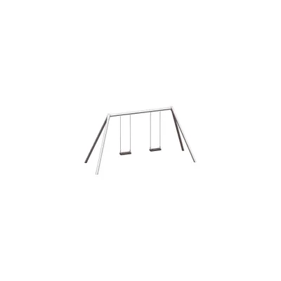 Produktbild von Playparc Doppelschaukel "Metall", Aufhängehöhe 200 cm