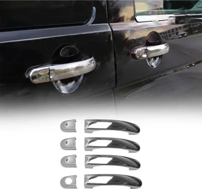 Image de Couverture poignée de porte pour VW Caddy 2015-2020 4 Portes Acier Inox 8Pcs