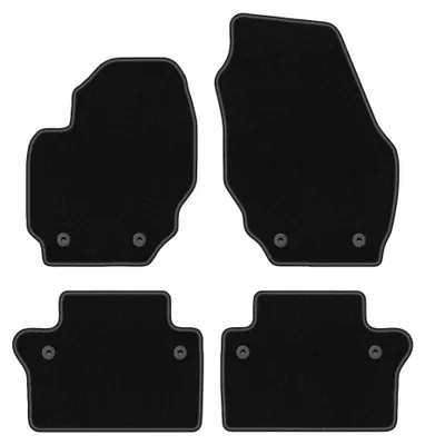 Immagine prodotto di Tappetini in moquette per Volvo V70 III 2007-2016 (station wagon) – set 4 pezzi, neri, su misura – Wielganizator BASIC
