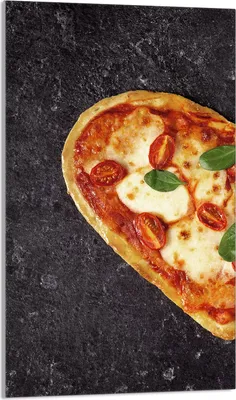 Produktbild von Herdabdeckplatte 30x52 Glaskeramikkochfeld Abdeckung Spritzschutz Glasplatte Deko Schneidebrett, Schiefer Pizza