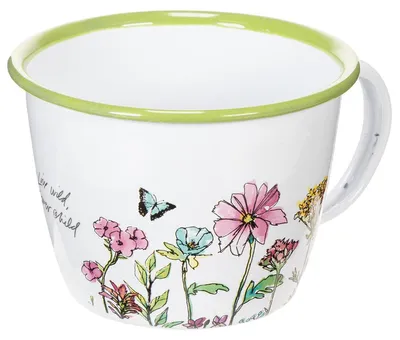 Produktbild von Deko Tasse Pflanztopf nostalgisch Blumentopf Ø11cm H8cm