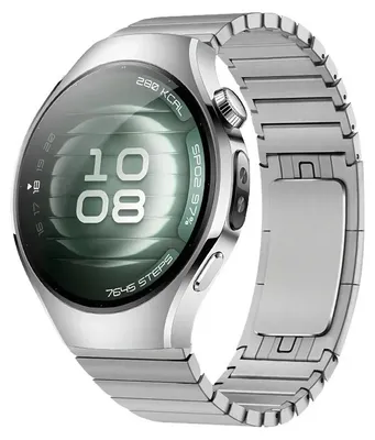 Zdjęcie produktu dla Bransoleta do zegarka Huawei Watch GT5 Pro 46 mm - stal nierdzewna - 22 mm - 18 cm - zapięcie metalowe - srebrna