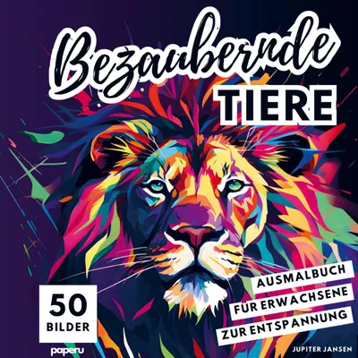 Produktbild von Bezaubernde Tiere - Malbuch für Erwachsene zur Entspannung