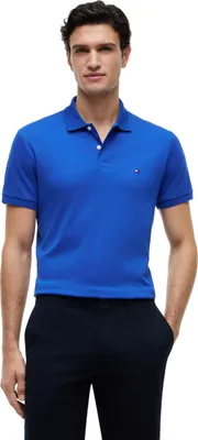 Produktbild von Tommy Hilfiger Herren Liquid Baumwolle Reg Seasonal Polo Mw0Mw39994, Blau, L