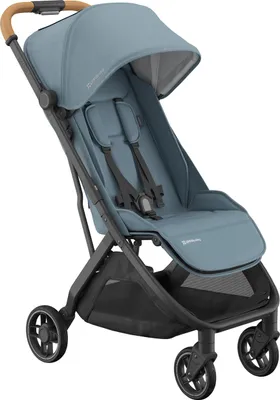 Produktbild von UPPAbaby Buggy - MINU V3 - Dillan Stone Blue/Carbon Rahmen Mit Sandbraun Leder | UPPAbaby