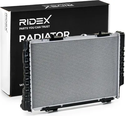 Produktbild von RIDEX 470R0106 Kühler Wasserkühler Motorkühler passend für MERCEDES-BENZ C-Klasse Limousine (W203) C-Klasse Limousine (W202) SLK (R170) SLK (R171)