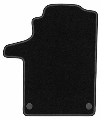 Produktbild von Fahrermatte Velours für Mercedes Vito W447 2014- (Transporter) – 1-tlg, Schwarz, passgenau – Wielganizator BASIC