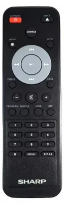 Produktbild von Originale Sharp Fernbedienung XL-B515D - XL-B515D