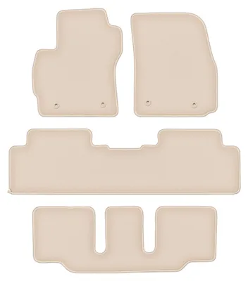 Immagine prodotto di Tappetini in moquette per Mazda 5 I 2005-2010 (7 posti) – set 4 pezzi, beige, su misura – Wielganizator FORTUNA