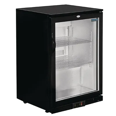 Immagine prodotto di Frigorifero bar Polar, serie G, 138 litri - porta a battente con serratura, raffreddamento ventilato e LED