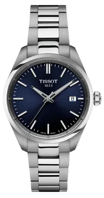 Produktbild von Tissot Armbanduhr T150.210.11.041.00 PR 100 34mm Edelstahl mit dunkelblauem Zifferblatt