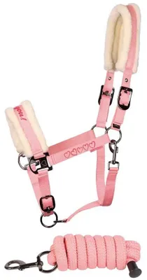 Immagine prodotto di Harry's Horse Love Cavezza e corda per guinzaglio Pony rosa Pony rosa